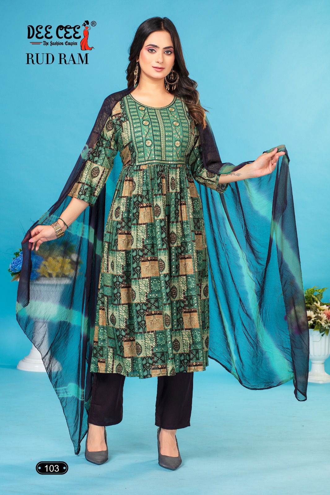 Rud Ram By Deecee Rayon Foil Printed Kurtis Wholesale Clothing Suppliers In India